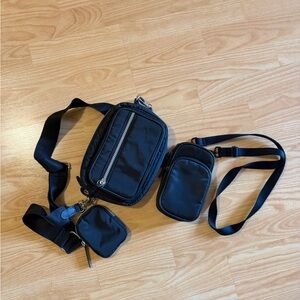 Black Crossbody Bag Set